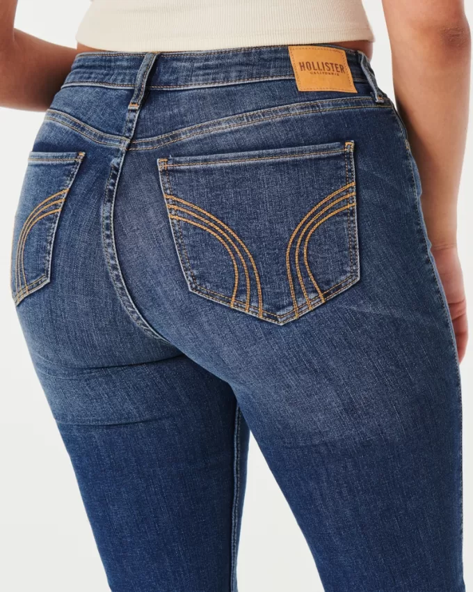 Curvy Mid-Rise Medium Wash Boot Jeans,Curvy Mid-Rise Medium Wash Boot Jeans