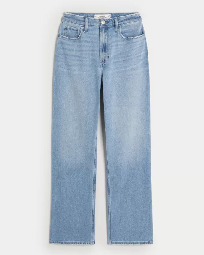 Curvy Ultra High-Rise Medium Wash Dad Jeans,Curvy Ultra High-Rise Medium Wash Dad Jeans
