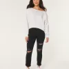 Curvy Ultra High-Rise Ripped Black Mom Jeans,Curvy Ultra High-Rise Ripped Black Mom Jeans Curvy Ultra High-Rise Ripped Black Mom Jeans,Curvy Ultra High-Rise Ripped Black Mom Jeans