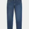 Dark Wash Athletic Skinny Jeans,Dark Wash Athletic Skinny Jeans