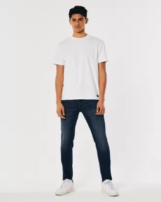 Dark Wash Athletic Skinny Jeans,Dark Wash Athletic Skinny Jeans