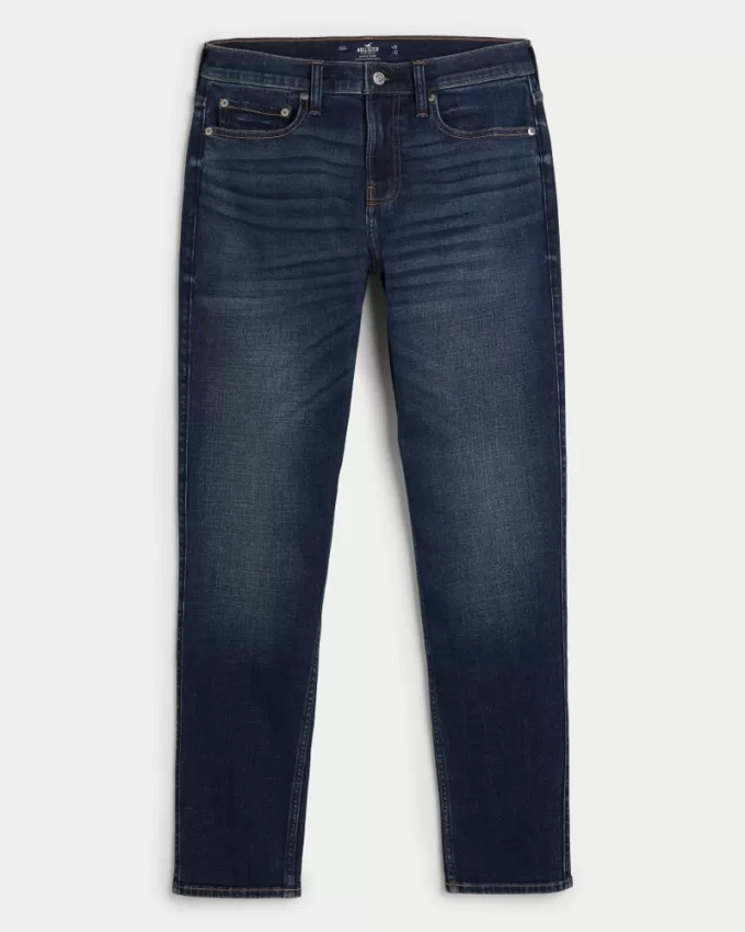 Dark Wash Athletic Skinny Jeans,Dark Wash Athletic Skinny Jeans