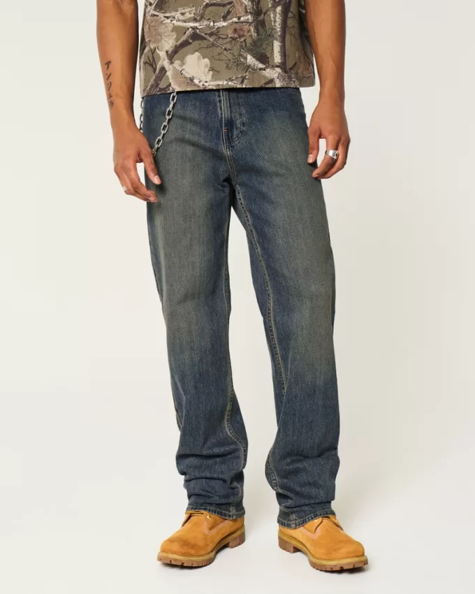 Dark Wash Baggy Jeans,Dark Wash Baggy Jeans