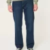 Dark Wash Loose Jeans,Dark Wash Loose Jeans