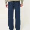 Dark Wash Loose Jeans,Dark Wash Loose Jeans