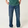 Dark Wash Slim Straight Jeans,Dark Wash Slim Straight Jeans
