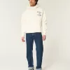 Dark Wash Straight Jeans,Dark Wash Straight Jeans