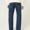 Dark Wash Straight Jeans,Dark Wash Straight Jeans