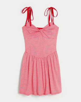 Drop-Waist Knit Mini Dress,Drop-Waist Knit Mini Dress