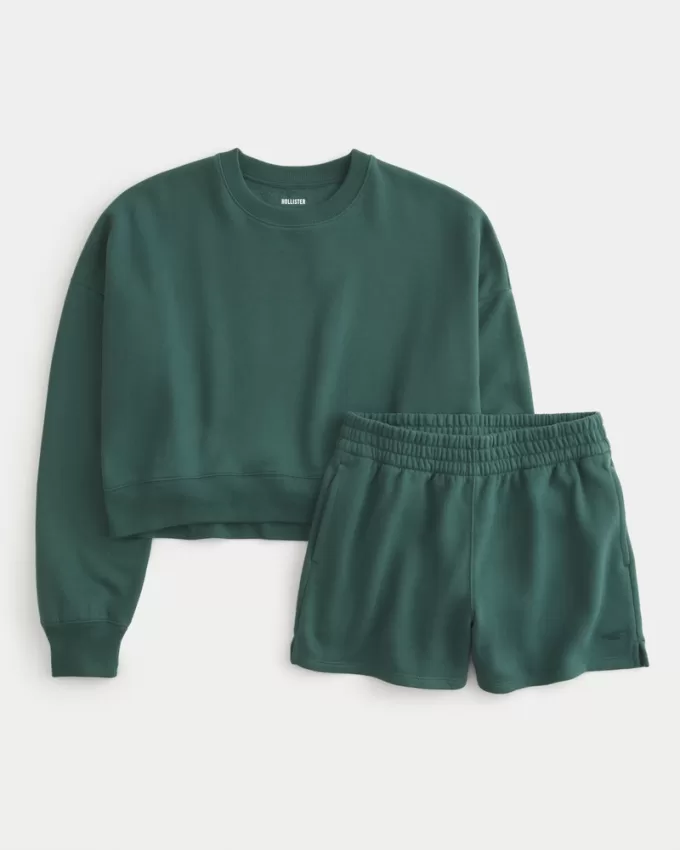 Easy Crew Sweatshirt & Fleece Shorts Bundle,Easy Crew Sweatshirt & Fleece Shorts Bundle Easy Crew Sweatshirt & Fleece Shorts Bundle,Easy Crew Sweatshirt & Fleece Shorts Bundle