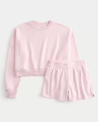 Easy Crew Sweatshirt & Fleece Shorts Bundle,Easy Crew Sweatshirt & Fleece Shorts Bundle