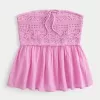 Easy Crochet-Style Babydoll Top,Easy Crochet-Style Babydoll Top Easy Crochet-Style Babydoll Top,Easy Crochet-Style Babydoll Top