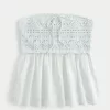 Easy Crochet-Style Babydoll Top,Easy Crochet-Style Babydoll Top Easy Crochet-Style Babydoll Top,Easy Crochet-Style Babydoll Top