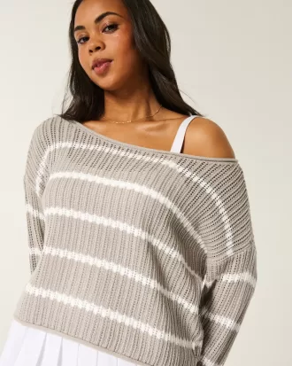 Easy Crochet-Style Sweater,Easy Crochet-Style Sweater