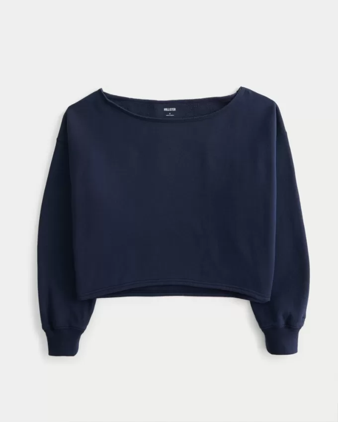 Easy Double Off-the-Shoulder Sweatshirt,Easy Double Off-the-Shoulder Sweatshirt Easy Double Off-the-Shoulder Sweatshirt,Easy Double Off-the-Shoulder Sweatshirt