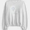Easy Flower Graphic Crew Sweatshirt,Easy Flower Graphic Crew Sweatshirt Easy Flower Graphic Crew Sweatshirt,Easy Flower Graphic Crew Sweatshirt