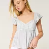 Easy Flutter Sleeve Babydoll Top,Easy Flutter Sleeve Babydoll Top Easy Flutter Sleeve Babydoll Top,Easy Flutter Sleeve Babydoll Top