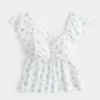 Easy Flutter Sleeve Babydoll Top,Easy Flutter Sleeve Babydoll Top Easy Flutter Sleeve Babydoll Top,Easy Flutter Sleeve Babydoll Top