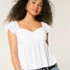 Easy Flutter Sleeve Babydoll Top,Easy Flutter Sleeve Babydoll Top Easy Flutter Sleeve Babydoll Top,Easy Flutter Sleeve Babydoll Top