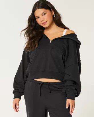 Easy Half-Zip Hoodie,Easy Half-Zip Hoodie