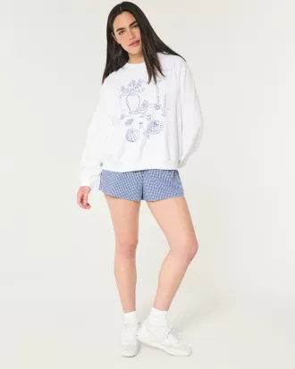 Easy L’Amour à Table Graphic Crew Sweatshirt,Easy L’Amour à Table Graphic Crew Sweatshirt