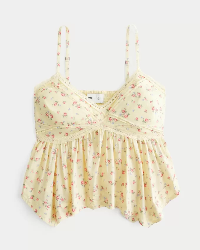 Easy Lace Trim Babydoll Top,Easy Lace Trim Babydoll Top Easy Lace Trim Babydoll Top,Easy Lace Trim Babydoll Top
