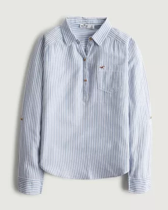 Easy Lightweight Cotton Popover Shirt,Easy Lightweight Cotton Popover Shirt