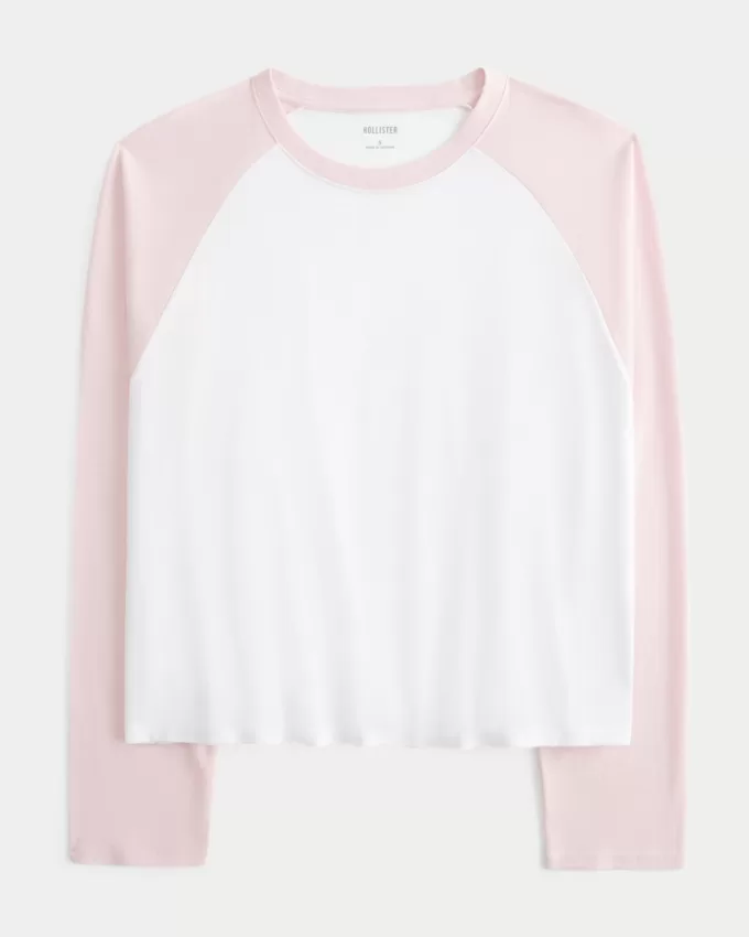 Easy Long-Sleeve Raglan T-Shirt,Easy Long-Sleeve Raglan T-Shirt