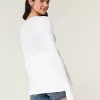 Easy Long-Sleeve Square-Neck Babydoll Top,Easy Long-Sleeve Square-Neck Babydoll Top