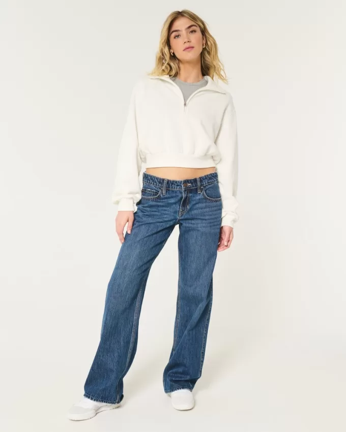 Easy Mini Half-Zip Sweatshirt,Easy Mini Half-Zip Sweatshirt
