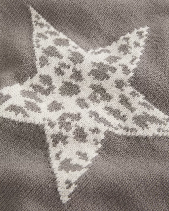 Easy Off-the-Shoulder Star Graphic Sweater,Easy Off-the-Shoulder Star Graphic Sweater Easy Off-the-Shoulder Star Graphic Sweater,Easy Off-the-Shoulder Star Graphic Sweater