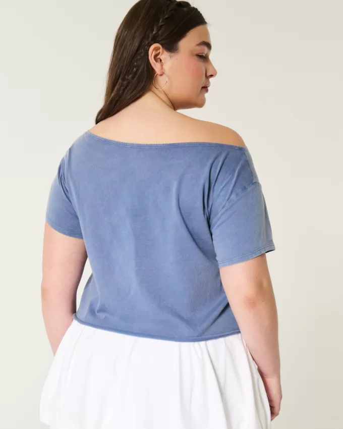 Easy Off-the-Shoulder Summer Graphic Tee,Easy Off-the-Shoulder Summer Graphic Tee Easy Off-the-Shoulder Summer Graphic Tee,Easy Off-the-Shoulder Summer Graphic Tee