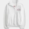 Easy Paris France Graphic Half-Zip Sweatshirt,Easy Paris France Graphic Half-Zip Sweatshirt