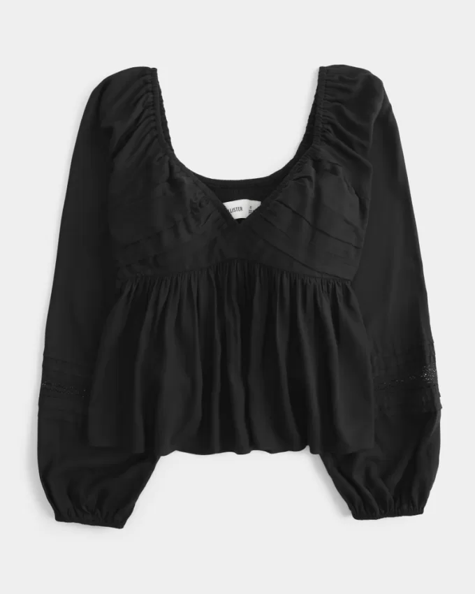 Easy Ruched Bust Babydoll Top,Easy Ruched Bust Babydoll Top Easy Ruched Bust Babydoll Top,Easy Ruched Bust Babydoll Top