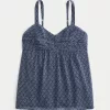 Easy Ruched Chiffon Babydoll Top,Easy Ruched Chiffon Babydoll Top