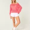 Easy Stitchy Graphic Slouchy Crew Sweater,Easy Stitchy Graphic Slouchy Crew Sweater