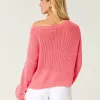 Easy Stitchy Graphic Slouchy Crew Sweater,Easy Stitchy Graphic Slouchy Crew Sweater