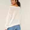 Easy Stitchy Graphic Slouchy Crew Sweater,Easy Stitchy Graphic Slouchy Crew Sweater