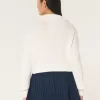 Easy Stitchy Polo Sweater,Easy Stitchy Polo Sweater
