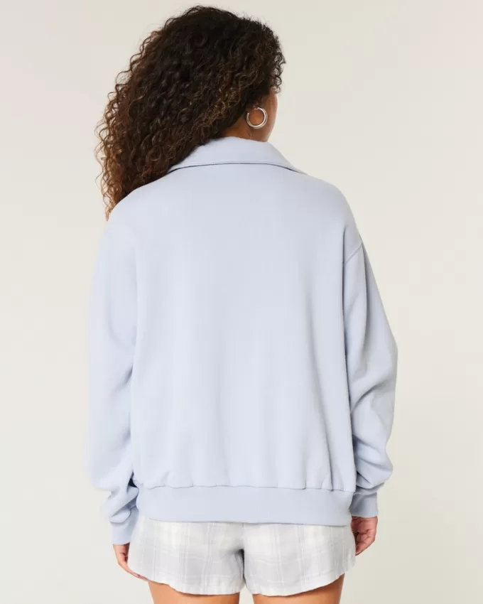 Easy Tennis Graphic Half-Zip Sweatshirt,Easy Tennis Graphic Half-Zip Sweatshirt