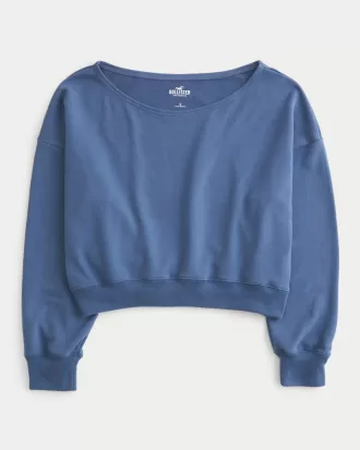 Easy Terry Off-the-Shoulder Sweatshirt,Easy Terry Off-the-Shoulder Sweatshirt Easy Terry Off-the-Shoulder Sweatshirt,Easy Terry Off-the-Shoulder Sweatshirt