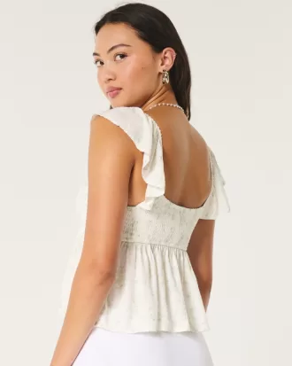 Easy Tie-Front Babydoll Top,Easy Tie-Front Babydoll Top Easy Tie-Front Babydoll Top,Easy Tie-Front Babydoll Top