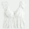 Easy Tie-Front Babydoll Top,Easy Tie-Front Babydoll Top Easy Tie-Front Babydoll Top,Easy Tie-Front Babydoll Top