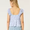 Easy Tie-Front Babydoll Top,Easy Tie-Front Babydoll Top Easy Tie-Front Babydoll Top,Easy Tie-Front Babydoll Top