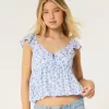 Easy Tie-Front Babydoll Top,Easy Tie-Front Babydoll Top Easy Tie-Front Babydoll Top,Easy Tie-Front Babydoll Top