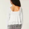 Easy Twist Bust Babydoll Top,Easy Twist Bust Babydoll Top