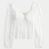 Easy Twist Bust Babydoll Top,Easy Twist Bust Babydoll Top