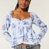 Easy Twist Bust Babydoll Top,Easy Twist Bust Babydoll Top