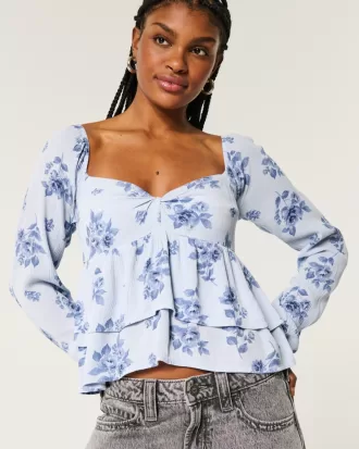 Easy Twist Bust Babydoll Top,Easy Twist Bust Babydoll Top Easy Twist Bust Babydoll Top,Easy Twist Bust Babydoll Top