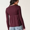 Easy Wrap-Front Babydoll Top,Easy Wrap-Front Babydoll Top Easy Wrap-Front Babydoll Top,Easy Wrap-Front Babydoll Top